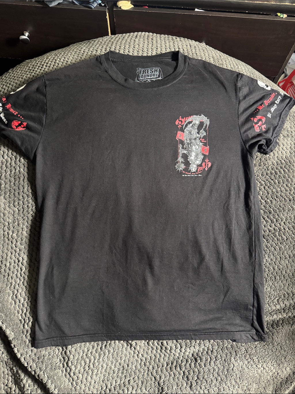 Black ShortSleeve Graphic Tee